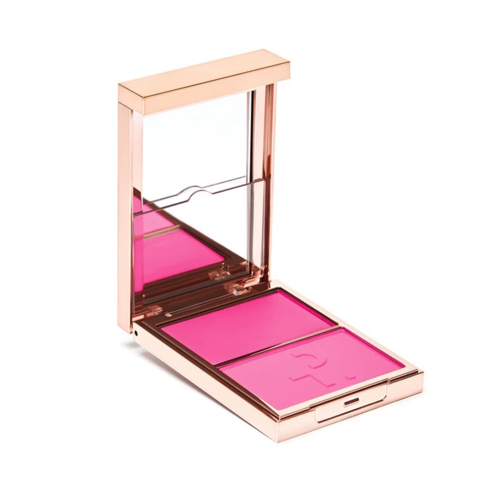 “She’s Giving” MAJOR HEADLINES DOUBLE-TAKE CRÈME & POWDER BLUSH DUO - Picture 3 of 4